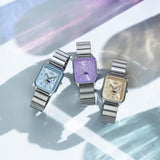 Casio General Analog Purple Dial Moon Phase Stainless Steel Men's Watch MTP-M305D-6AVDF