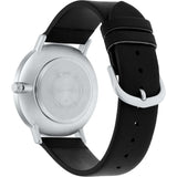 Casio General Black Leather White Dial Men's Watch MTP-VT01LM-7AUDF-P