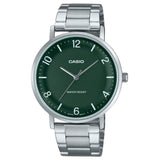 Casio Standard Silver Stainless Steel Strap Unisex Watch MTP-VT03D Series