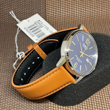 CASIO GENERAL MTS-110L-2AVDF-P BROWN LEATHER MEN WATCH