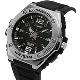 Casio General Black Resin Strap Men Watch MWA-100H-1AVDF-P
