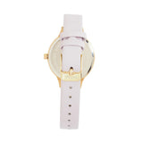 Natbyj Dazzle Purple Leather Strap Women Watch NAT0209