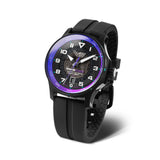 Vostok Europe Black Silicone Strap Men Watch NH35-592C760-S