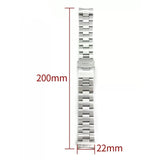 Stainless Steel Watch Bracelet: Diver's Clasp