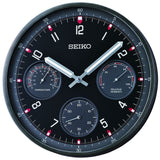 Seiko Wall Clock Black Dial Round Clock QXA823K