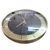 SEIKO QXA840G QUIET SWEEP MOVEMENT GOLD WALL CLOCK
