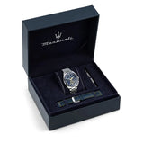 Maserati Velocità Chronograph Silver Stainless Steel Strap Men Watch R8873652001
