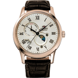 Orient Version 3 Classic Brown Leather Strap Men Watch RA-AK0007S30B