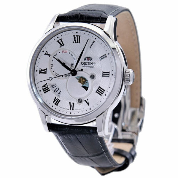 Orient Stainless Steel Japanese Automatic Hand Winding Leather Men's Watch RA-AK0008S10B
