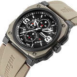 Infantry Revolution Series The Chrono Mater Dessert Silicone Strap Men Watch REVO-CHR-03-V3