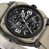 Infantry Revolution Series The Chrono Mater Dessert Silicone Strap Men Watch REVO-CHR-03-V3