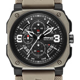 Infantry Revolution Series The Chrono Mater Dessert Silicone Strap Men Watch REVO-CHR-03-V3