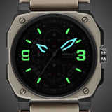 Infantry Revolution Series The Chrono Mater Dessert Silicone Strap Men Watch REVO-CHR-03-V3