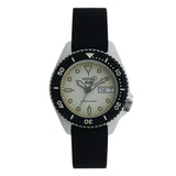 Seiko 5 Black Silicon Strap Men Watch SRPG71K1