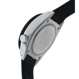 Seiko 5 Black Silicon Strap Men Watch SRPG71K1