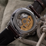 Seiko Presage Cocktail Time Brown Leather Strap Men Watch SRPJ17J1P