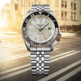 SEIKO 5 SPORTS AUTOMATIC GMT STAINLESS STEEL WATCH SSK046K1