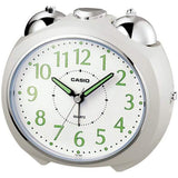 Casio Clock White Case Table Clock TQ-369-7DF-P