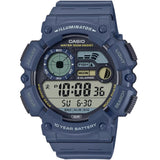 Casio General Digital Blue Resin Strap Men Watch WS-1500H-2AVDF-P