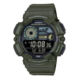 Casio General Digital Green Resin Strap Men's Watch WS-1500H-3BVDF-P