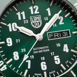 Luminox Automatic Field Sport Timer Series Green Dial Stainless Steel Men's Watch LM0937