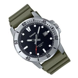 Casio General Green Band Strap Men's Watch MTP-VD01-3EVUDF