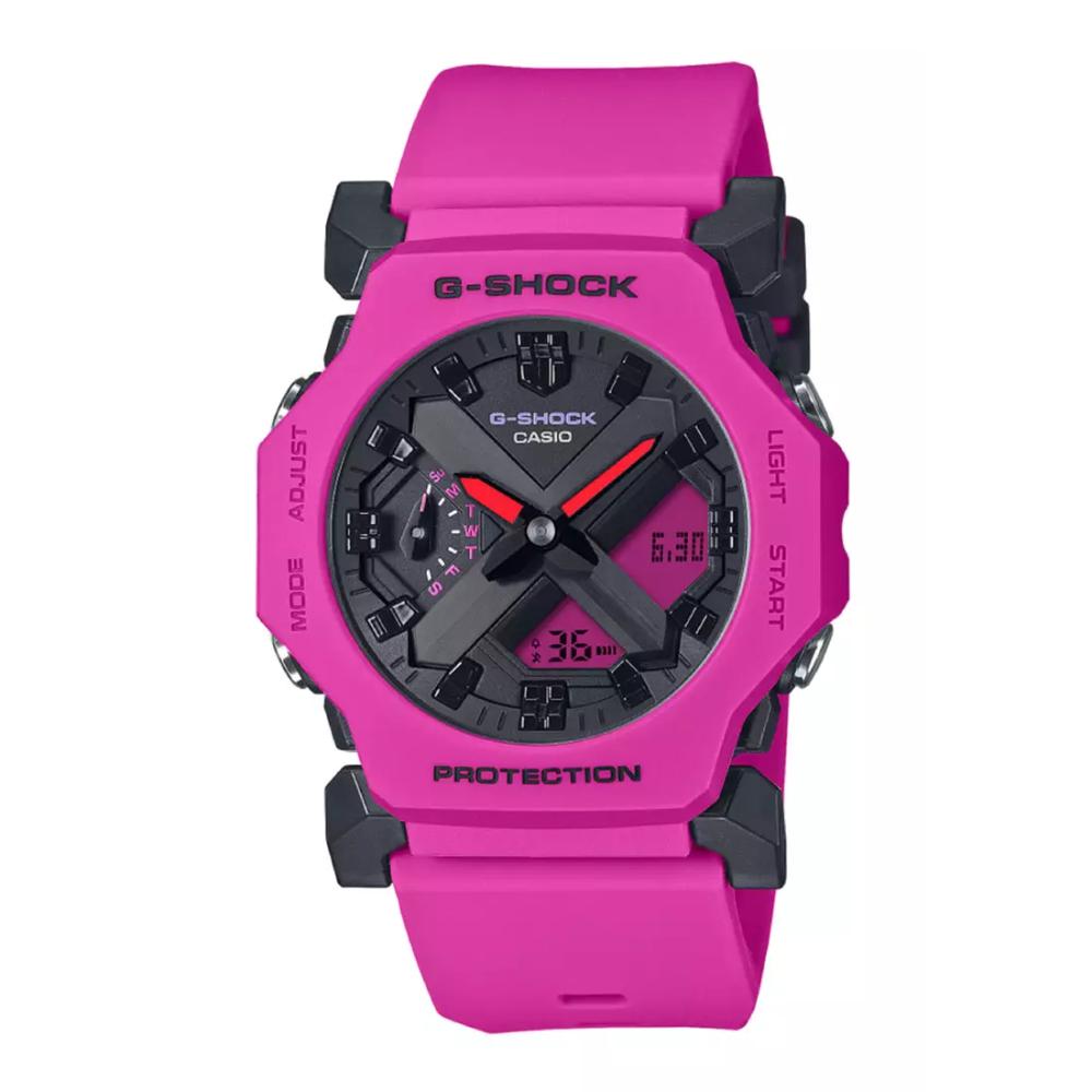 Casio G Shock Pink Resin Strap Shock Resistant Women s Watch GA 2300 4 casio-g-shock-pink-resin-strap-shock-resistant-women-s-watch-ga-2300-4