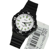 CASIO ANALOG LRW-200H-7E1VDF-P BLACK RESIN STRAP WOMEN WATCH