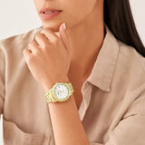 FOSSIL ME3226 HERITAGE AUTOMATIC GOLD-TONE STEEL WATCH