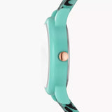 SKECHERS TOLUCA LEOPARD PRINT MINT WATCH SR6273