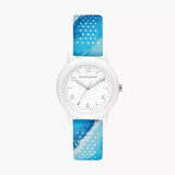SKECHERS TOLUCA AQUA PRINT BLUE & WHITE WATCH SR6274