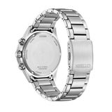 CITIZEN ECO-DRIVE BLUE DIAL CHRONOGRAPH SILVER STEEL CA0770-72M