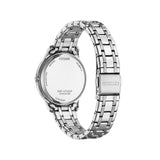 CITIZEN ECO-DRIVE LADY ELEGANCE PURPLE DIAL SILVER STEEL EM0411-71X