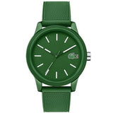 LACOSTE 12.12 2010985 GREEN CLASSIC RUBBER STRAP ANALOG WATCH
