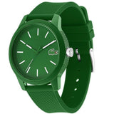 LACOSTE 12.12 2010985 GREEN CLASSIC RUBBER STRAP ANALOG WATCH