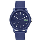 LACOSTE 12.12 2010987 NAVY CLASSIC RUBBER STRAP ANALOG WATCH