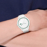LACOSTE 12.12 2011169 WHITE SILICONE STRAP WATCH