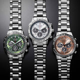 CITIZEN ECO-DRIVE CA4660-61A PROMASTER SKY WHITE DIAL STEEL WATCH