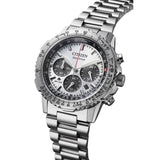 CITIZEN ECO-DRIVE CA4660-61A PROMASTER SKY WHITE DIAL STEEL WATCH