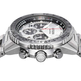 CITIZEN ECO-DRIVE CA4660-61A PROMASTER SKY WHITE DIAL STEEL WATCH