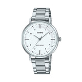 CASIO STANDARD LTP-VT03L-P SERIES ANALOG STEEL WATCH