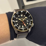 Seiko 5 Sports SKX Model "Mocha" Specialist Style GMT Caliber Men's Watch SSK036K1P