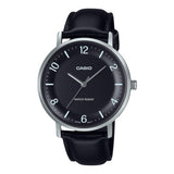 CASIO STANDARD MTP-VT03L-P SERIES LEATHER BAND WATCH