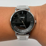 CASIO STANDARD MTP-VT04D-P SERIES ANALOG STEEL WATCH