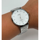 CASIO STANDARD MTP-VT04D-P SERIES ANALOG STEEL WATCH