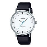 CASIO STANDARD MTP-VT04L-P SERIES ANALOG LEATHER WATCH