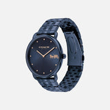 COACH ELLIOT 41mm BLUE STEEL BRACELET WATCH 14504297