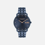 COACH ELLIOT 41mm BLUE STEEL BRACELET WATCH 14504297