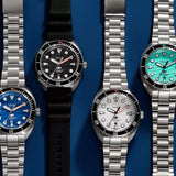 FOSSIL BREAKER BLUE DIAL THREE-HAND DATE STAINLESS STEEL WATCH FS6064