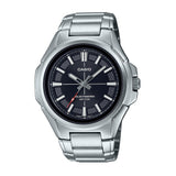 CASIO STANDARD MTP-RS100D SERIES SOLAR-POWERED STAINLESS STEEL WATCH